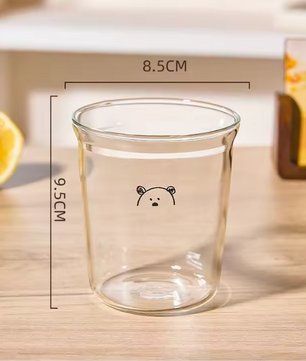 Glazen Latte Kop – Borosilicaat Glas Koffiebeker voor Latte, Thee en Dranken