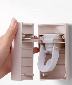 Automatische Tandpasta Dispenser met Tandenborstelhouder – Wandmontage Badkamer Set