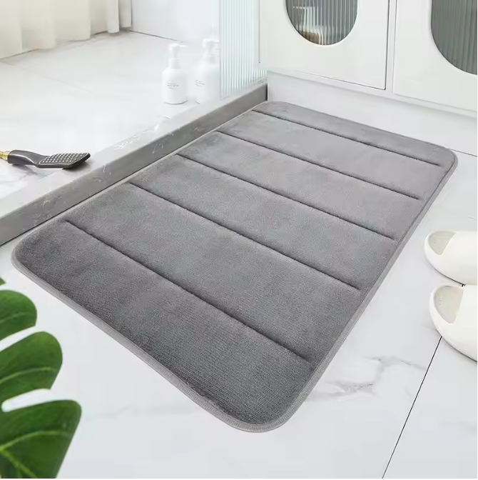 Badkamer Koraalfluweel Antislip Mat – Snelle Waterabsorptie, Zacht en Machinewasbaar