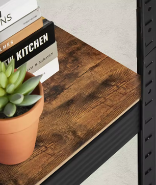 Industrieel Opbergrek met 5 Planken – Stevig Stalen Rek voor Thuis en Werk