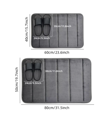 Badkamer Koraalfluweel Antislip Mat – Snelle Waterabsorptie, Zacht en Machinewasbaar