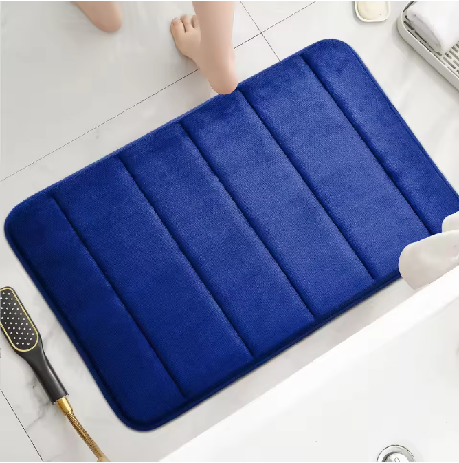 Badkamer Koraalfluweel Antislip Mat – Snelle Waterabsorptie, Zacht en Machinewasbaar