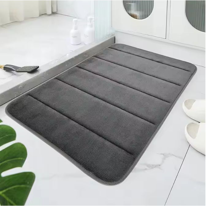 Badkamer Koraalfluweel Antislip Mat – Snelle Waterabsorptie, Zacht en Machinewasbaar