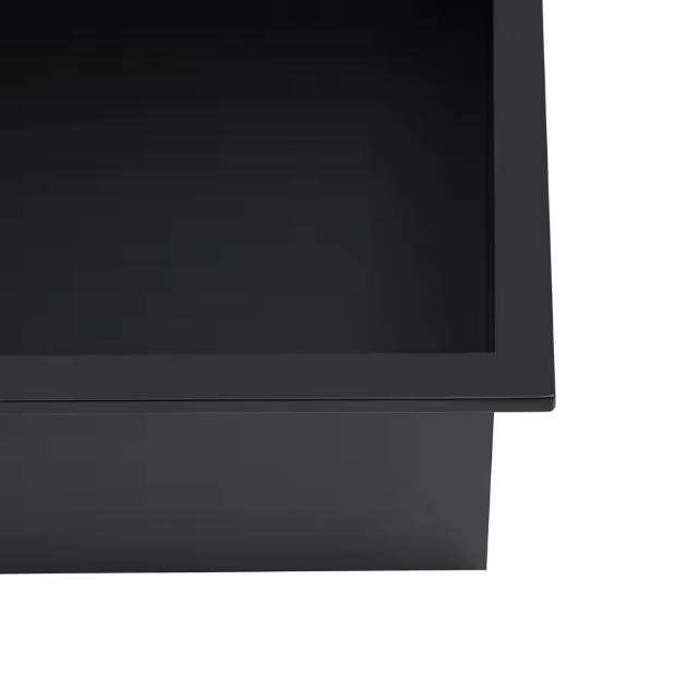 Zwarte Verzonken Doucheplank van RVS – Inbouw Badkamer Opbergplank 33 × 33 cm