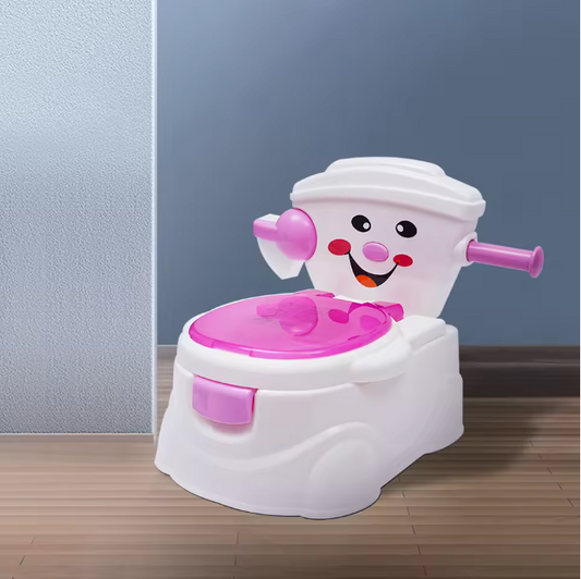 Zindelijkheidstraining Kindertoilet met Lachend Gezicht – Peuterpotje