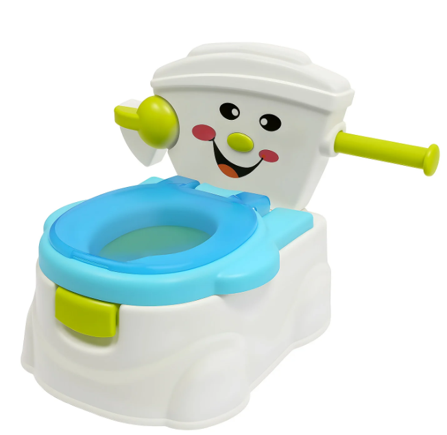 Draagbaar Kindertoilet met Lachend Gezicht – Opvouwbaar Zindelijkheidstraining Potje