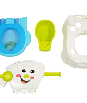 Draagbaar Kindertoilet met Lachend Gezicht – Opvouwbaar Zindelijkheidstraining Potje