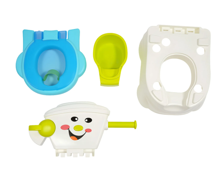 Draagbaar Kindertoilet met Lachend Gezicht – Opvouwbaar Zindelijkheidstraining Potje