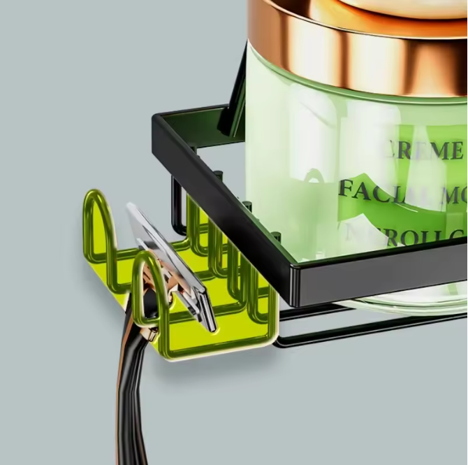 Hangende Badkamerplank Boven Deur – Boorvrij Opbergrek voor Douche en Toilet