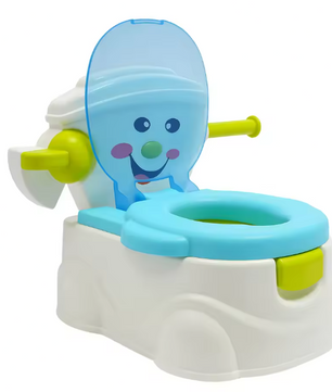 Draagbaar Kindertoilet met Lachend Gezicht – Opvouwbaar Zindelijkheidstraining Potje