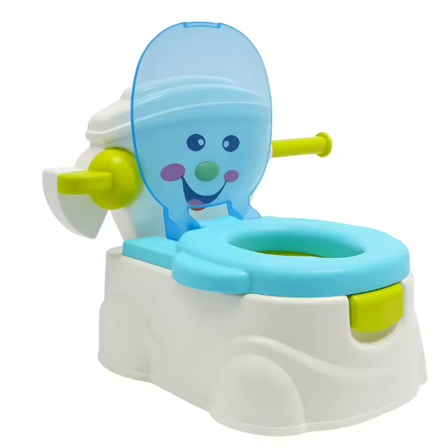 Draagbaar Kindertoilet met Lachend Gezicht – Opvouwbaar Zindelijkheidstraining Potje