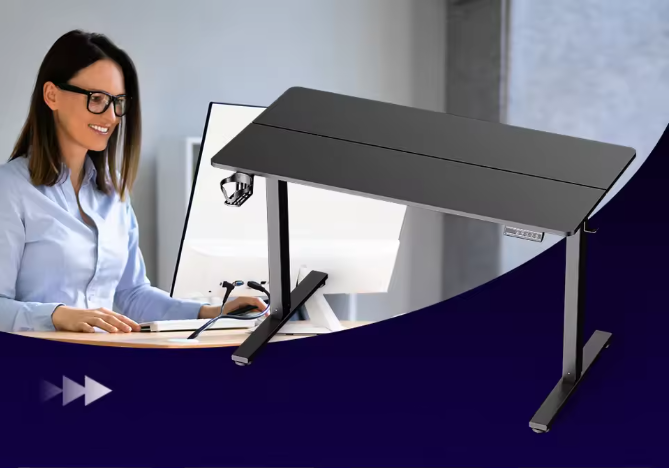 Elektrisch Verstelbaar Sta-Bureau met Geheugen – In Hoogte Verstelbaar Thuiswerk Bureau