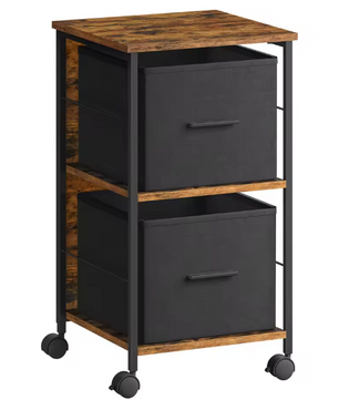 Archiefkast met 2 Lades en Printerstandaard – Mobiele Opbergkast voor Thuiskantoor
