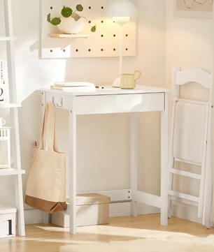Compact Bureau met Lade en 2 Haken – Werktafel voor Thuis, Studie en Kantoor