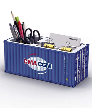 Gesimuleerde Cargo Container Penhouder – Desktop Organizer 1:20