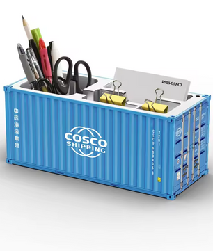 Gesimuleerde Cargo Container Penhouder – Desktop Organizer 1:20