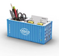 Gesimuleerde Cargo Container Penhouder – Desktop Organizer 1:20