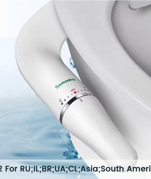 Ultraslanke Toiletbidet – Bidet Toiletbrilbevestiging met Verstelbare Waterdruk