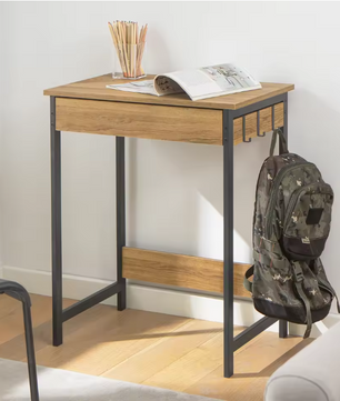 Compact Bureau met Lade en 2 Haken – Werktafel voor Thuis, Studie en Kantoor