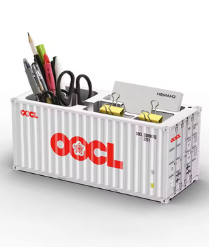 Gesimuleerde Cargo Container Penhouder – Desktop Organizer 1:20