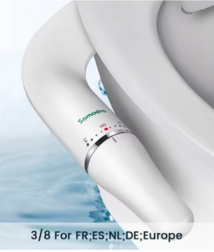 Ultraslanke Toiletbidet – Bidet Toiletbrilbevestiging met Verstelbare Waterdruk