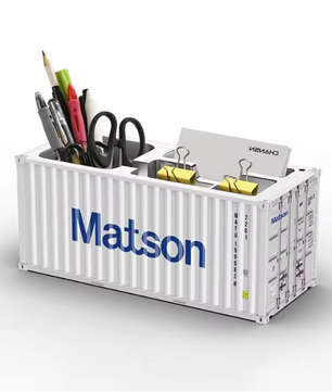 Gesimuleerde Cargo Container Penhouder – Desktop Organizer 1:20