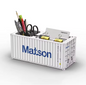 Gesimuleerde Cargo Container Penhouder – Desktop Organizer 1:20
