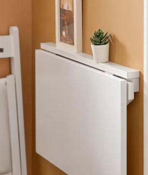 Wandklaptafel 60 × 40 cm – Ruimtebesparende Keukentafel en Bureau