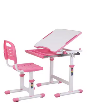 Ergonomisch Kinderbureau met Verstelbare Stoel, Lade en Leesstandaard