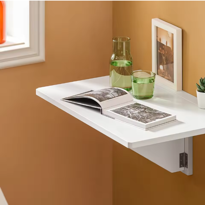 Wandklaptafel 60 × 40 cm – Ruimtebesparende Keukentafel en Bureau