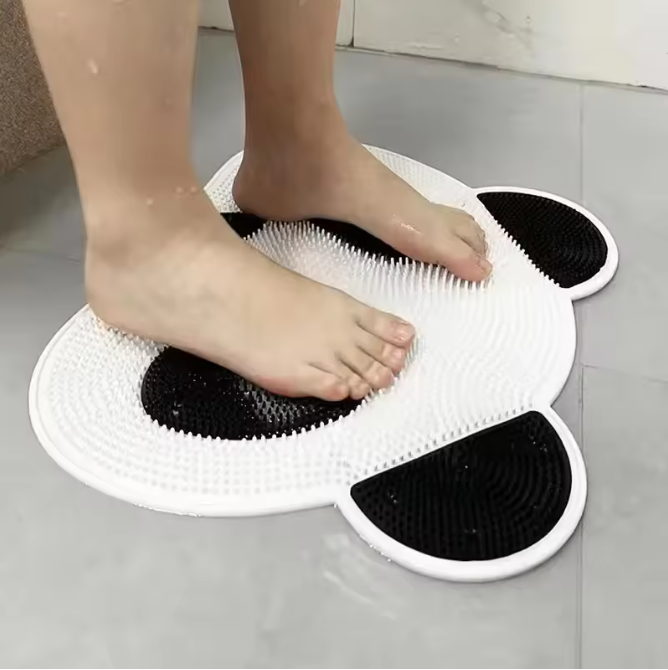 Siliconen Massagepad voor Badkamer en Douche – Antislip Voet- en Rugverzorging