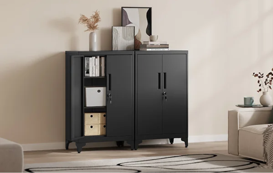 Metalen Archiefkast met 2 Deuren – Multifunctionele Opbergkast