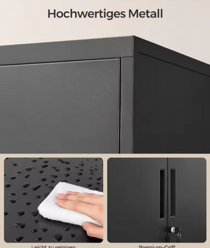 Metalen Archiefkast met 2 Deuren – Multifunctionele Opbergkast