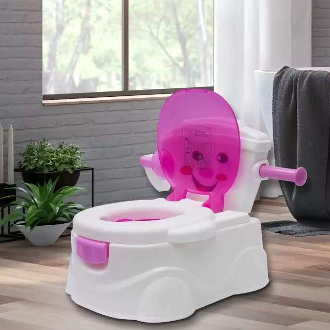 Kindertoilet voor Peuters – Trainingstoilet met Antislip Handgrepen