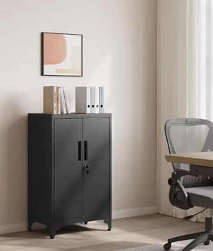Metalen Archiefkast met 2 Deuren – Multifunctionele Opbergkast