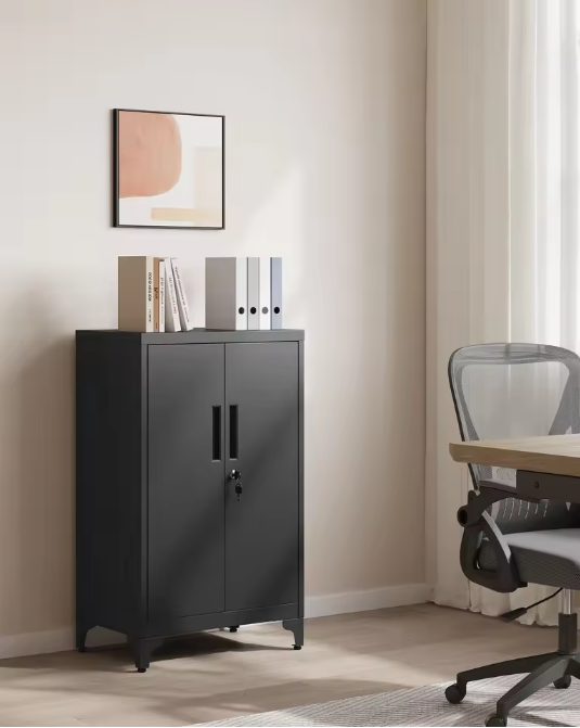 Metalen Archiefkast met 2 Deuren – Multifunctionele Opbergkast