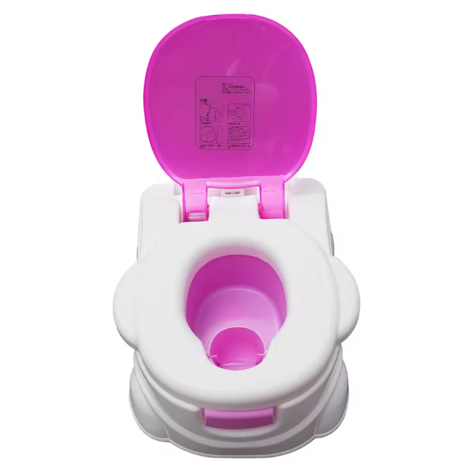 Kindertoilet voor Peuters – Trainingstoilet met Antislip Handgrepen
