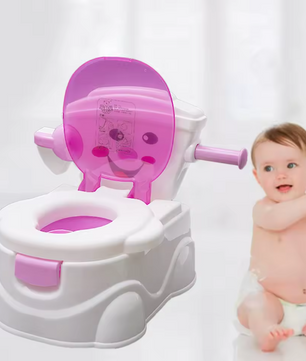 Kindertoilet voor Peuters – Trainingstoilet met Antislip Handgrepen