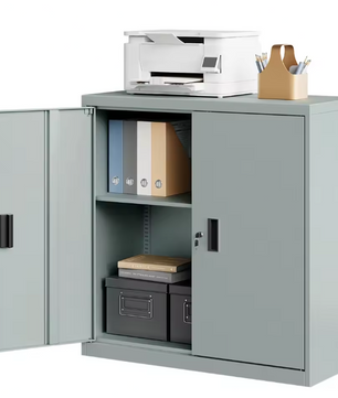 Afsluitbare Metalen Archiefkast met Verstelbare Plank – Multifunctionele Kantooropslag