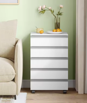 Mobiele Archiefkast met 5 Laden en Slot – Compacte Kantooropslag