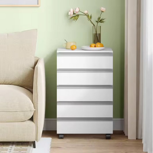 Mobiele Archiefkast met 5 Laden en Slot – Compacte Kantooropslag