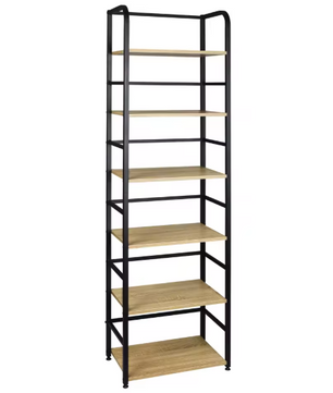 6-Laags Ladder Opbergplank – Smalle Boekenplank voor Badkamer, Keuken en Woonruimte