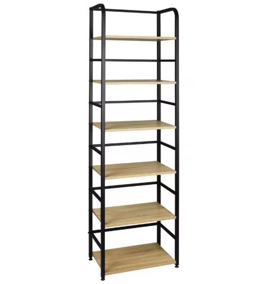 6-Laags Ladder Opbergplank – Smalle Boekenplank voor Badkamer, Keuken en Woonruimte