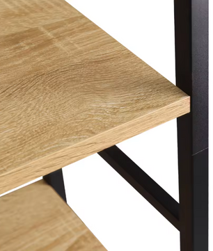 6-Laags Ladder Opbergplank – Smalle Boekenplank voor Badkamer, Keuken en Woonruimte