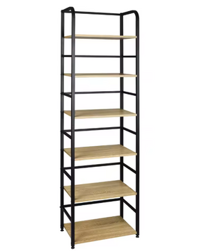 6-Laags Ladder Opbergplank – Smalle Boekenplank voor Badkamer, Keuken en Woonruimte