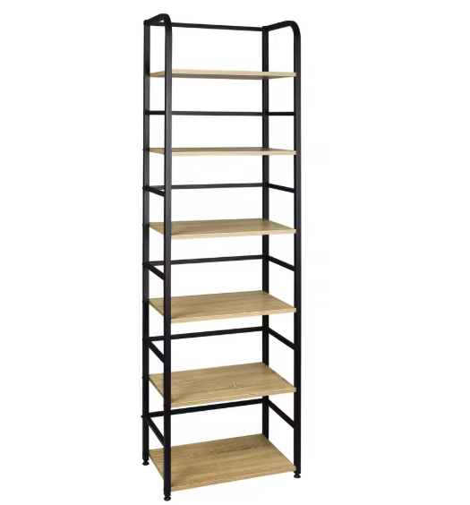 6-Laags Ladder Opbergplank – Smalle Boekenplank voor Badkamer, Keuken en Woonruimte