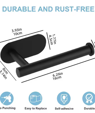 Roestvrijstalen Toiletrolhouder met Plank – Wandgemonteerd Badkameraccessoire