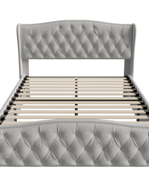 Gestoffeerd Hydraulisch Opbergbed – Modern Tweepersoonsbed 140/160 × 200 cm
