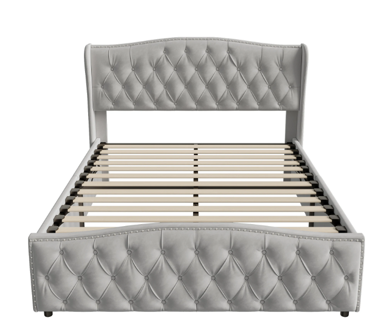 Gestoffeerd Hydraulisch Opbergbed – Modern Tweepersoonsbed 140/160 × 200 cm
