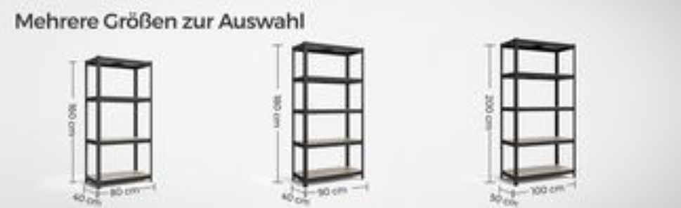 Industrieel Opbergrek met 5 Planken – Stevig Stalen Rek voor Thuis en Werk